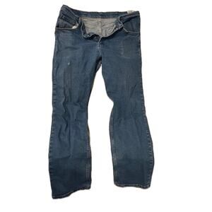 Wrangler Straight Blue Jeans Mens 36x34